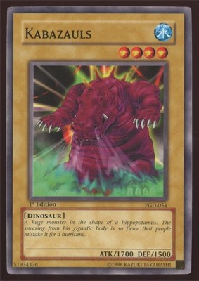 Yu-Gi-Oh! Kabazauls #PGD-054 1st Edition