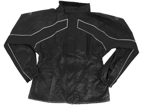 Joe Rocket RS-2 Men's Motorcycle Rain Suit (Black, Medium) Black | 1010-1003