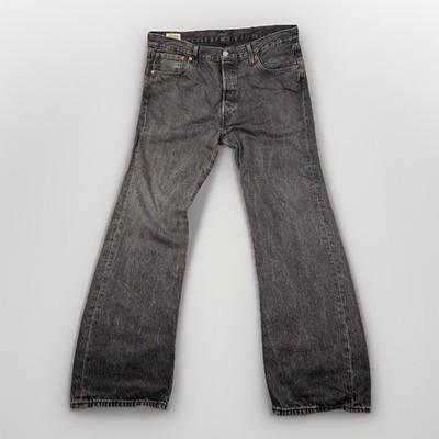 Levis 501 Premium Jeans Herren W34 W36 Grau Vintage Denim