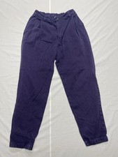 Jungmaven Womens Jogger Pants Sz Small Purple 55% Hemp USA Made Organic Retro