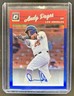 2023 Panini Donruss Andy Pages Optic Retro 1990 Signatures Blue Auto #/75