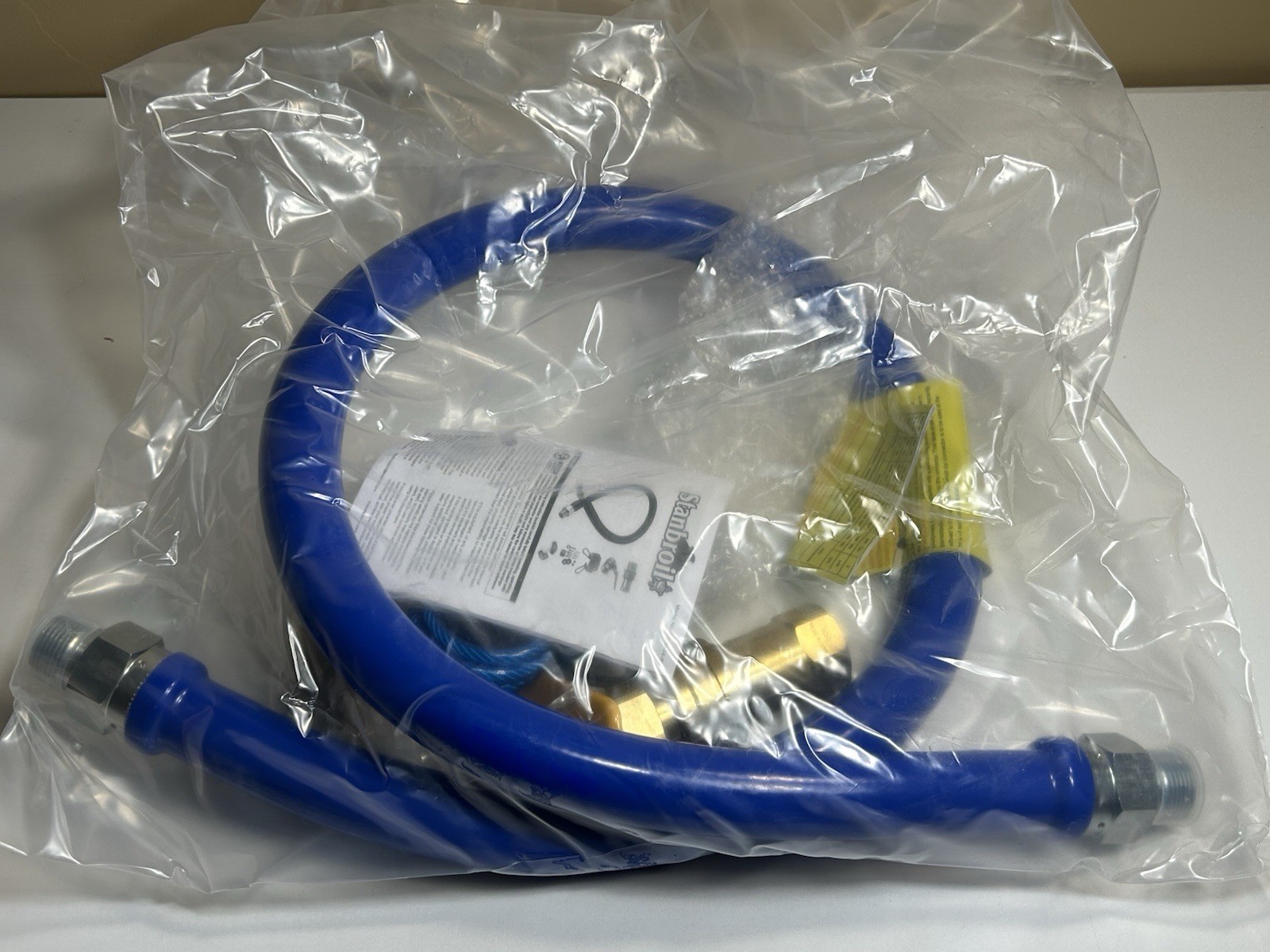 Stanbroil 48" Mobile Gas Connector 3/4 Hose Kit 2 Elbow Quick Connect Port Kit