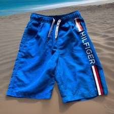 Boy M Tommy Hilfiger Swim Board Trunks Mesh Lining Pool Beach Travel