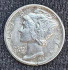 1939 Mercury Dime Circulated Uncertified US Coin