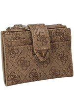 GUESS Portemonnaie Damen Geldbörse Geldbeutel Brieftasche Braun #e0pkg02