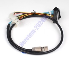 Mini SAS HD SFF-8644 to 4 Ports SAS SFF-8482 29Pin Server Adapter Cable 1 Meter
