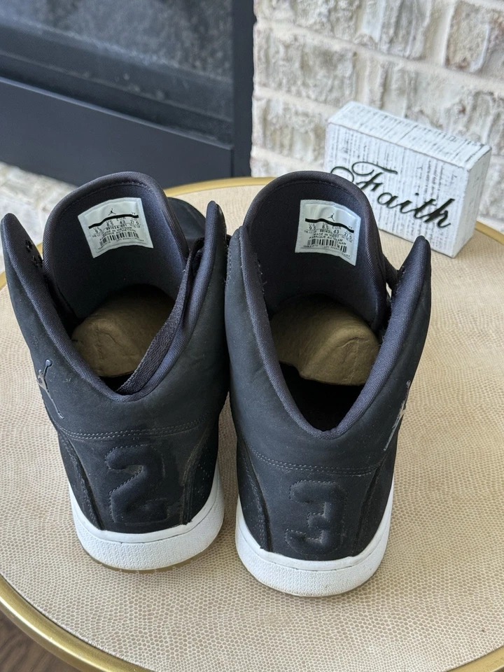 Jordan 1 Flight 5 Premium Black White 2016 Size 9.5 - Image 3 of 4