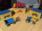 Vintage Lesney Matchbox Ford Tractor Nº 39 & Hay Trailer Nº 40 Combine # 65.
