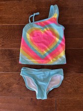 Cat  Jack Little Girl 2 Pc Swimsuit. Sz 6-6X