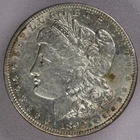 1890 $1 Morgan Silver Dollar-VF/XF