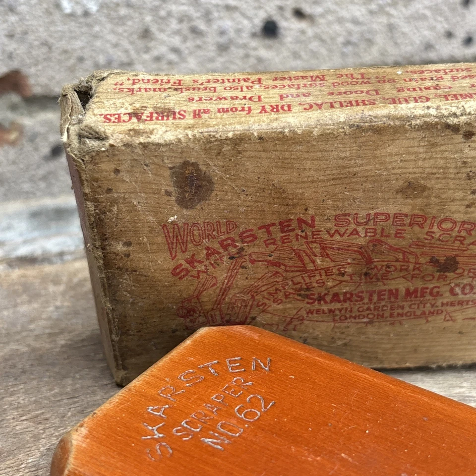 Vintage Skarsten No 62 Hook Scraper With Original Box Very Rare - Image 2 of 4