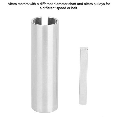 3/4 To 7/8 Engine Pulley Crank Shaft Sleeve Adapter Bushing & Keystock SET