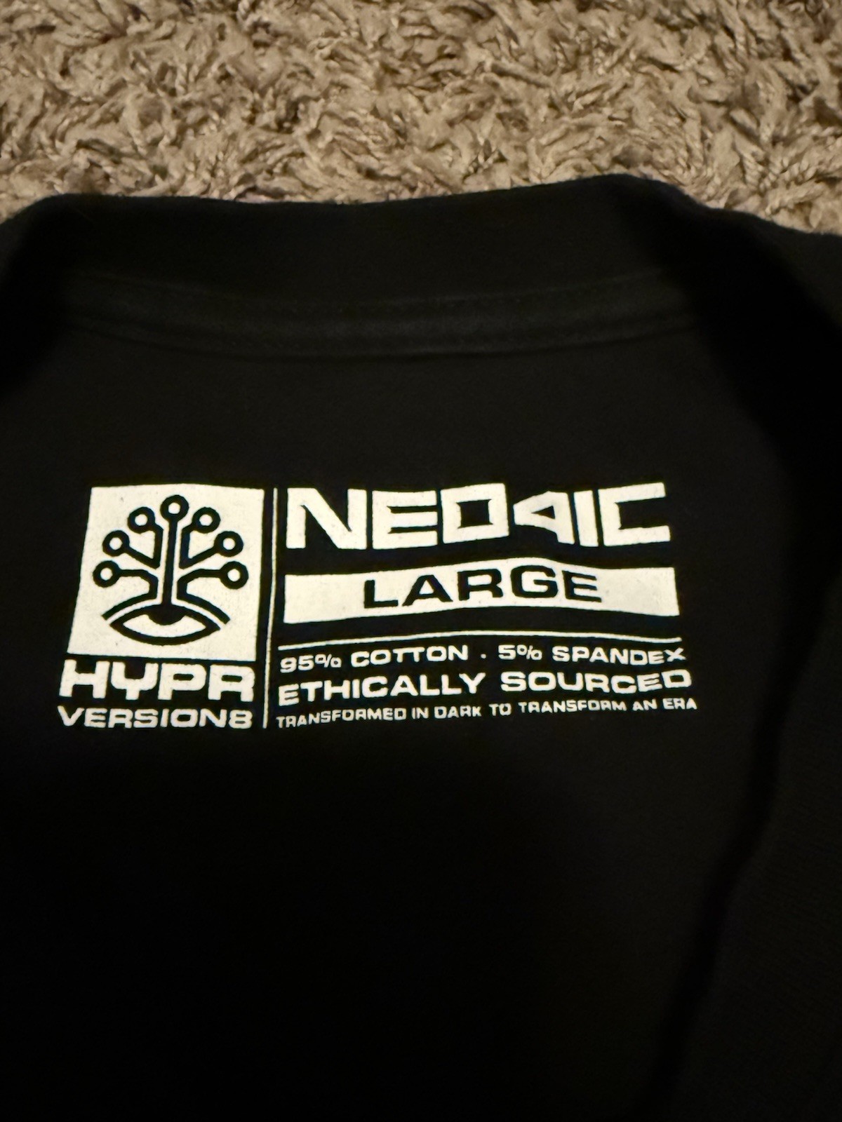 Neo4ic Black Lotus Magic the Gathering Graphic T-Shirt Size Large view 7
