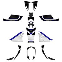 Kit Tank Full 3D Aufkleber Yamaha Tracer 9 Gt+ Y-AMT Icon Performance 2025-2026