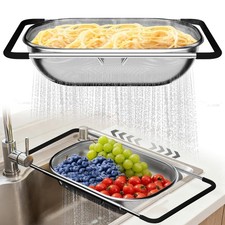 Over the Sink Colander - Strainers and Colanders - Sink Strainer Basket - Exp...