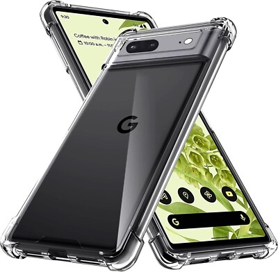 Google Pixel 7 Case Premium Quality Transparent Soft TPU Bumper Crystal HD Saver