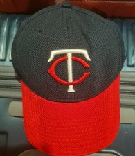 New Era Twins Hat M/L Minnesota Official Batting Practice Cap Wool Blend CT Logo