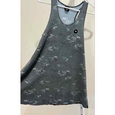 ilabb Sleeveless Racerback Tank Dress Floral Womens Size M