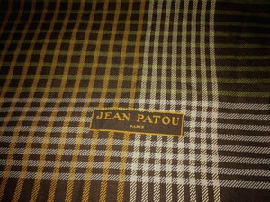 Beautiful JEAN PATOU Paris Wool Scarf/Wrap/Shawl LARGE 54