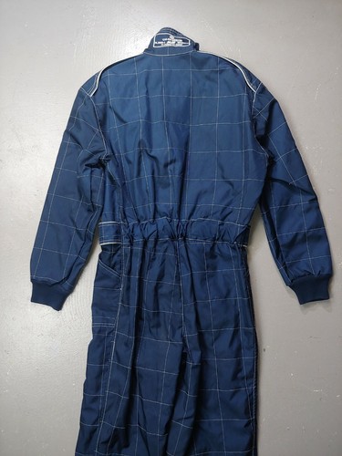 MIR Raceline Suit go kart size 50 made in Italy full Square checker minor stains - Picture 11 of 12