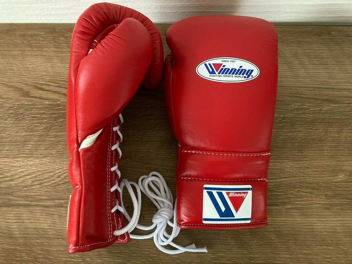 WINNING Boxing Gloves 14 oz MS-500 4 colors Lace Up Pro Type
