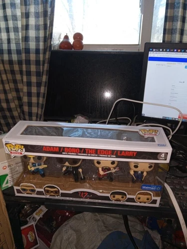 Funko Pop U2 Zoo Tv Adam Bono The Edge Larry 4-Pack Walmart Exclusive