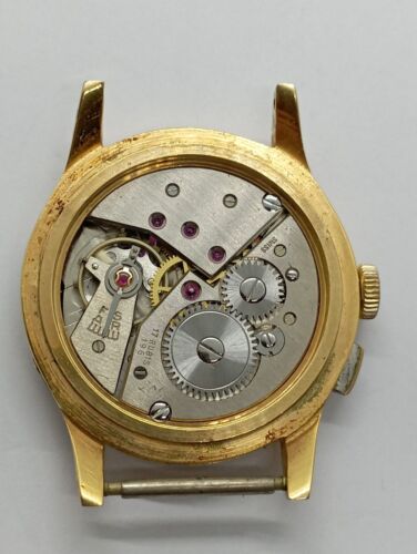 Vintage FLEURIER BRAILLE Watch For The Blind Gold Plated G20 cal. 196 Unitas 199 - Picture 18 of 23