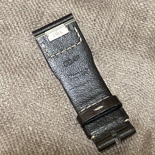 Authentic IWC EasX-CHANGE 21mm Black Leather Watch Strap for bigpilot43 - Picture 12 of 17