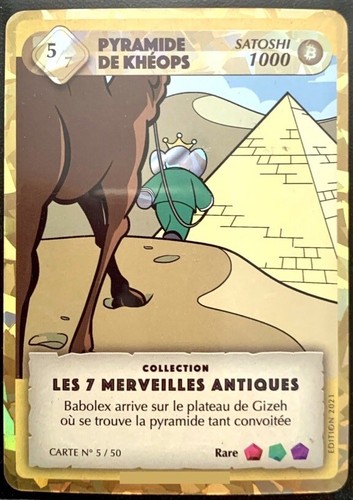 cartes Babolex FR | collection Les 7 Merveilles Antiques | Vincent Faudemer 2021 - Photo 8/39