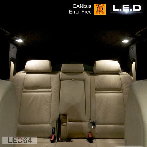 4 LED Bulbs White Light Ceiling Lighting Rear For BMW X5 E70