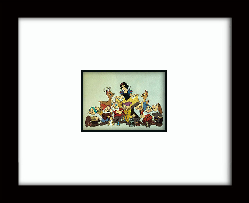 WALT DISNEY STUDIO 'Snow White and the Seven Dwarfs • Custom Framed Art ...