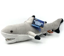 Adventure Planet Plush Black Tip Shark 13in Hang Tags Seam Tags Stuffed Animal