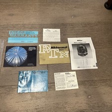 Nikon Nikkormat FTN 1969 Camera Instruction Manual / User Guide  Warranty Docs