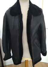 VTG Type B-3 - USAF Sheepskin Flying Leather Jkt Shearling - 80s Med 39 40 41