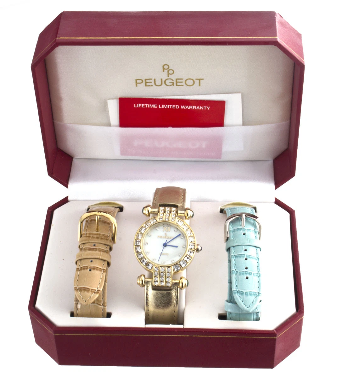 Peugeot gold cheap watch