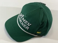 Masters Amen Corner golf Hat green snapback with rope 2025 pga new
