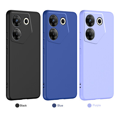 For Tecno Camon 20 Pro 5G, Luxury Shockproof Liquid Soft TPU Silicone Case Cover