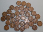1933 Lincoln Wheat Pennies 35 Coin Lot 1c US Coins Average Circulated