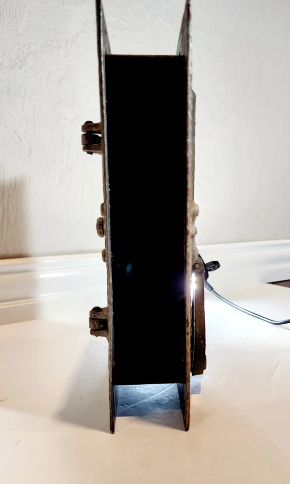 Speakeasy gótico antigo com batente de porta e furo Peep completo com painéis dbl - Imagem 4 de 4