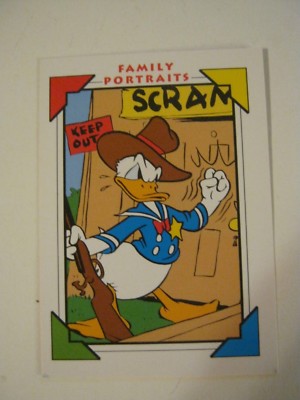 1991 Impel Disney Family Portraits Truant  Officer Donald (1941) #138 (027-18)