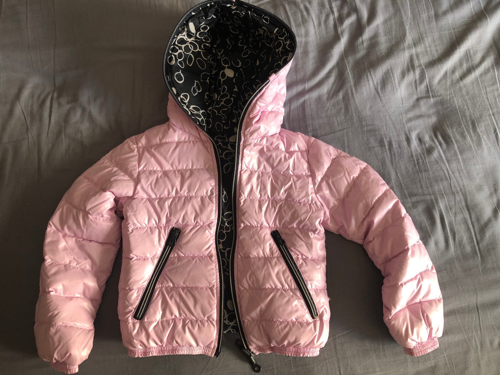 RRP €350 Authentic Double Face DUVETICA Down Bomber Jacket for girls size 5Y image 8
