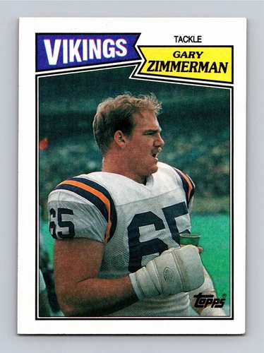 Gary Zimmerman 1987 Topps Rookie #207 RC HOF NM-MT