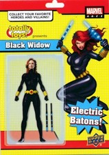 TT-4 BLACK WIDOW 2020 2021 Upper Deck Marvel Ages TOTALLY TOYS card