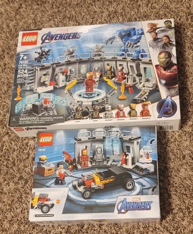Lego iron man hall online of armor best price