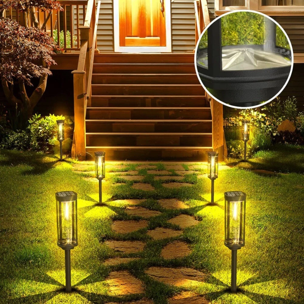 Solar yard lights path light deals