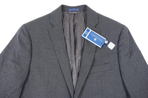 RYAN SEACREST DISTINCTION GRAY 40 LONG 100% WOOL SUIT TOP BLAZER SPORT COAT NWT - Picture 3 of 20
