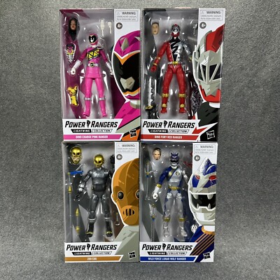 Power Rangers Lightning Collection Wave 11 Lunar Wolf Dino Fury Red Dino Charge