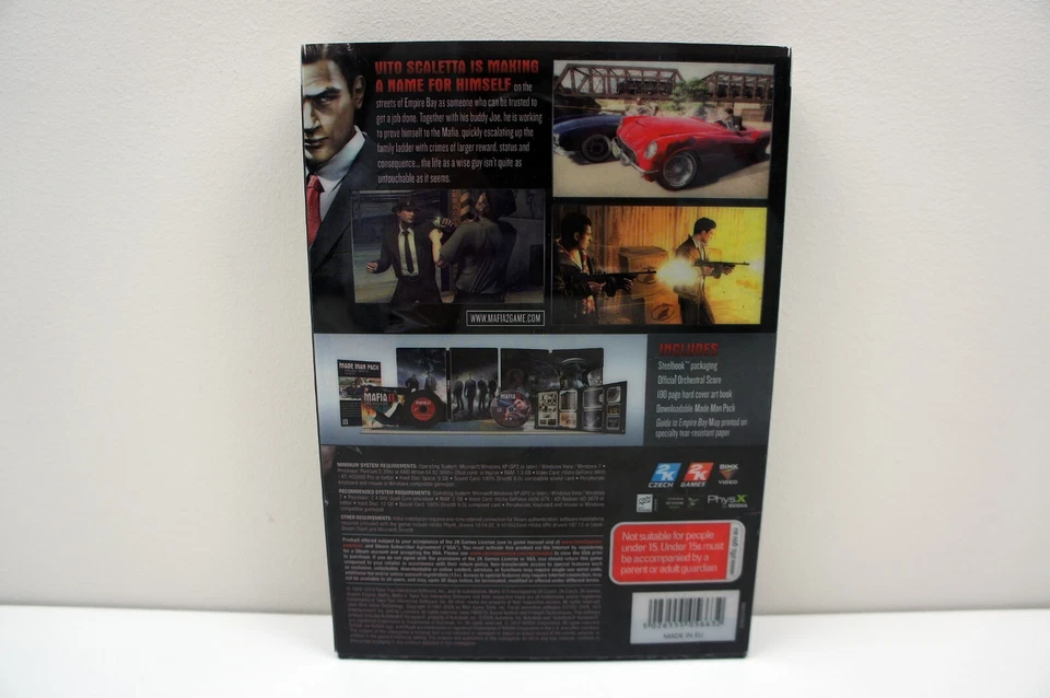 Mafia 2 II Collector Edition + SteelBook PC Special Limited Rare VGC - Free Post - Image 3 of 4