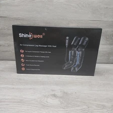 NEW SHINE WELL Leg Massager with 3 Heat and Compression Modes 
