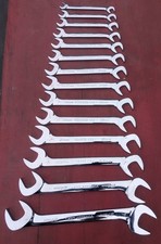 Snap-on Tools 14pc 4 Way Angle Head Open Wrench Set 10-1921222427mm Vsm814